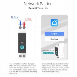 Tuya wifi smart automatic switch