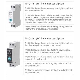 Tuya wifi smart automatic switch