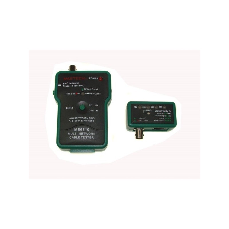Category 5 RJ45 and BNC network tester Mastech MS6810