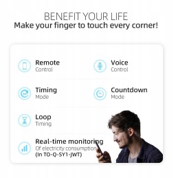 Tuya wifi smart automatic switch