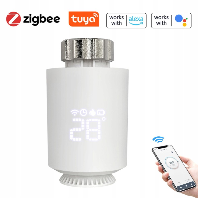 Tuya zigbee thermostatic radiator valves
