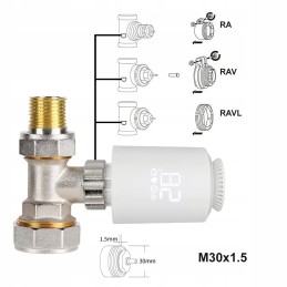 Tuya zigbee thermostatic radiator valves
