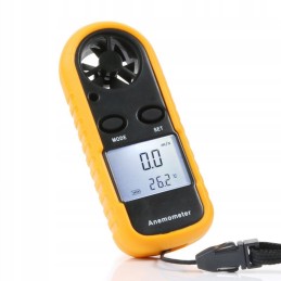 Anemometer wind speed and temperature meter