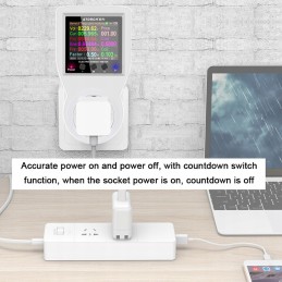 Tuya wifi smart power socket monitor