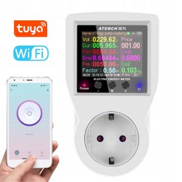 Tuya wifi smart power socket monitor