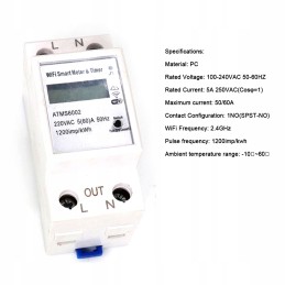 Tuya wifi smart electric meter