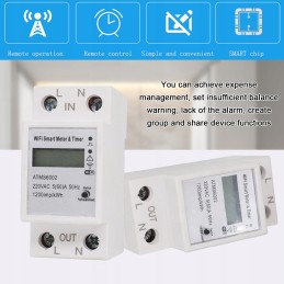 Tuya wifi smart electric meter