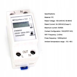 Tuya wifi smart electric meter