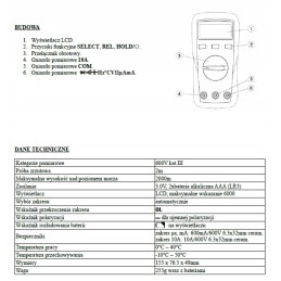 Uni t ut133a universal meter