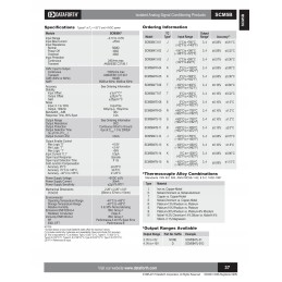 Type K insulated thermocouple measurement amplifier