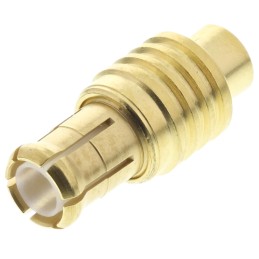 100 pcs - Radiall, Plug Cable Mount MCX Connector, 50Ω, Solder Termination, Straight Body