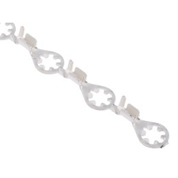 50 pcs - TE Connectivity Uninsulated Ring Terminal, M4 Stud Size, 0.8mm² to 2mm² Wire Size