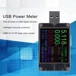 USB power meter, voltage current monitor, voltmeter, ammeter, tester, 4m