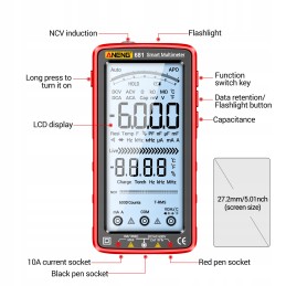 Aneng 681 6000 counts digital multimeter