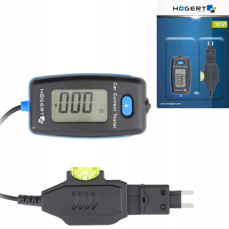 Hogert ht8g435 mta LCD car current meter