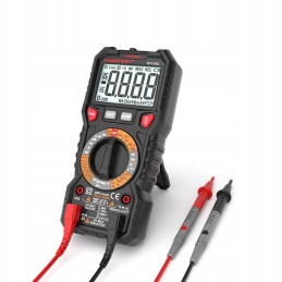 Digital multimeter with flashlight habotest ht118c true rms ncv battery testing