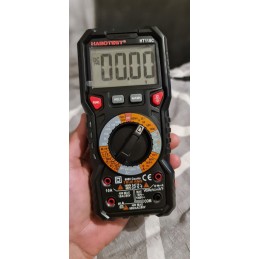 Digital multimeter with flashlight habotest ht118c true rms ncv battery testing