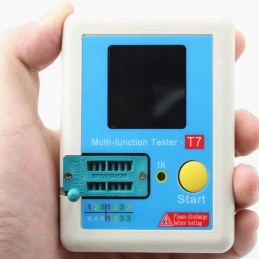 Tester, meter for electronic components and remote controls