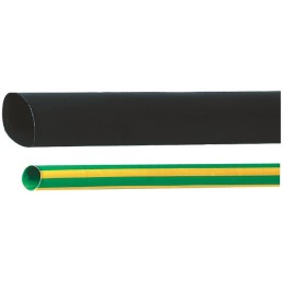 1 pcs - HellermannTyton Heat Shrink Tubing, Black 24mm Sleeve Dia. x 1m Length 3:1 Ratio, TREDUX Series