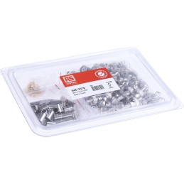 100 pcs - RS PRO, Plug Cable Mount BNC Connector, 75Ω, Crimp Termination, Straight Body