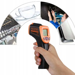 Hand-held infrared thermometer