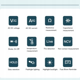 Digital non-contact multimeter accurate automatic tx detector