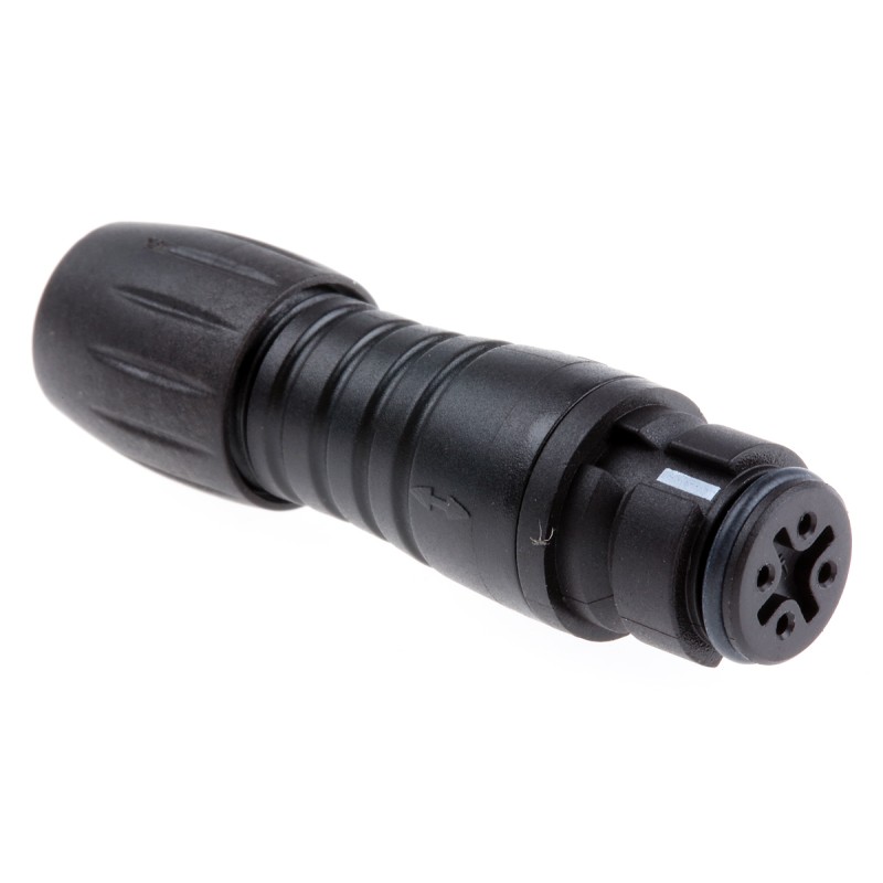 100 pcs - binder Circular Connector, 4 Contacts, Cable Mount, Subminiature Connector, Socket, Female, IP67, 620 Series