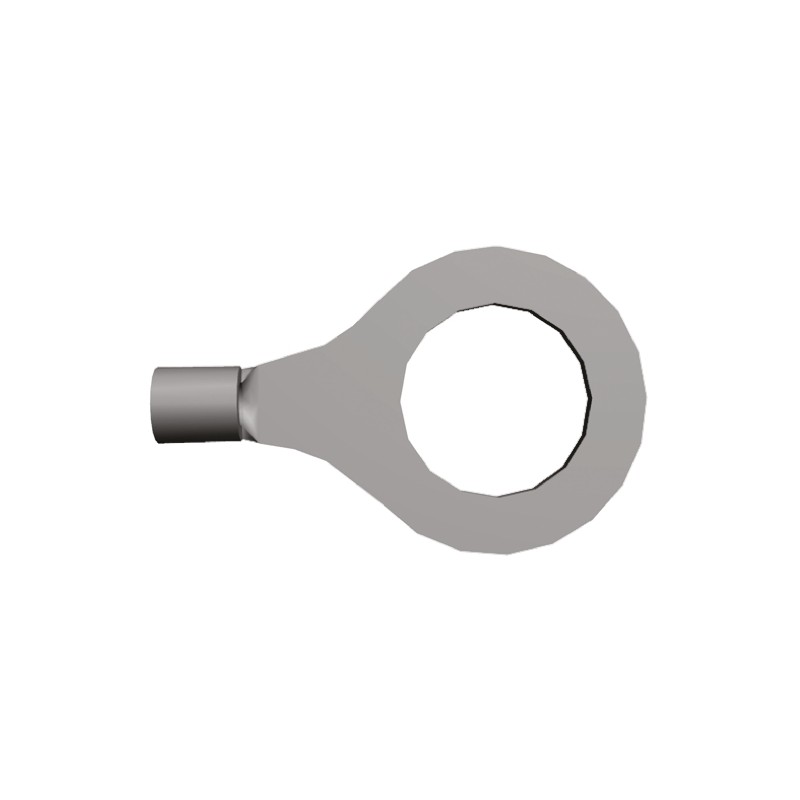 100 pcs - TE Connectivity, SOLISTRAND Uninsulated Ring Terminal, M18 (3/4) Stud Size, 6.6mm² to 10.5mm² Wire Size