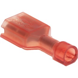 1 Bag of 1000 - TE Connectivity Ultra-Fast Plus .250 Red Insulated Female Spade Connector, Receptacle, 6.35 x 0.81mm Tab Size, 0