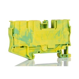 50 pcs - Phoenix Contact PT 6 Series Green, Yellow Component Terminal Block, 10mm², Push In Termination, ATEX, IECEx