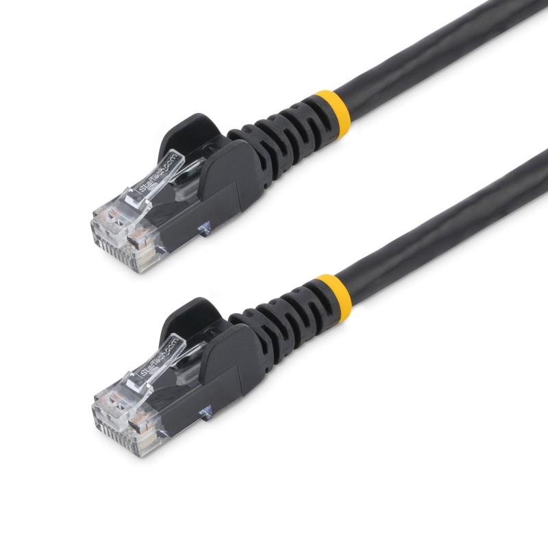 1 pcs - StarTech.com Cat6 Straight Male RJ45 to Straight Male RJ45 Ethernet Cable, U/UTP, Black PVC Sheath, 7.5m, CMG Rated