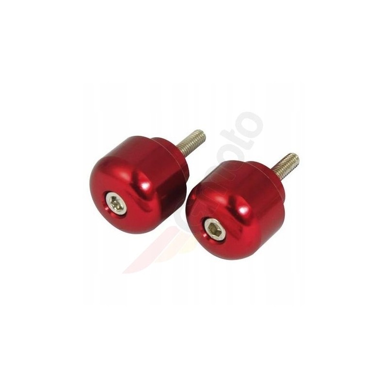 Red handlebar ends honda cbr 600f cb 500