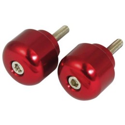 Red handlebar ends honda cb cbf cbr vfr