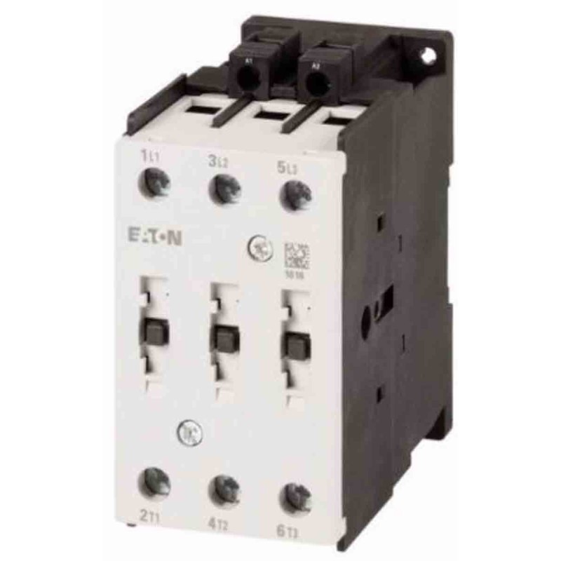 1 pcs - Eaton Contactor, 240 V ac Coil, 3-Pole, 40 A, 18.5 kW, 3NO