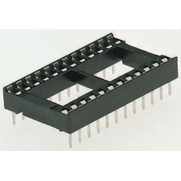 50 pcs - Winslow, W3100 2.54mm Pitch Vertical 32 Way, Through Hole Stamped Pin Open Frame IC Dip Socket, 10A