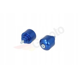 Blue handlebar ends honda cbr vfr vtr