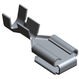 1 Bag of 1000 - TE Connectivity FASTON 0.25 Uninsulated Female Spade Connector, Piggyback Terminal, 6.35 x 0.851mm Tab Size, 0.8