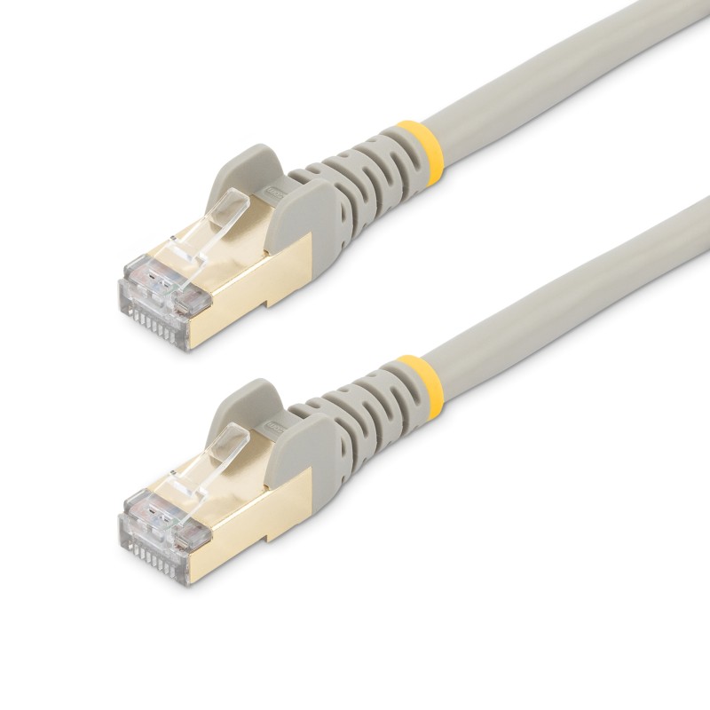 1 pcs - StarTech.com Cat6a Straight Male RJ45 to Straight Male RJ45 Ethernet Cable, STP, Grey, 1.5m, CMG Rated