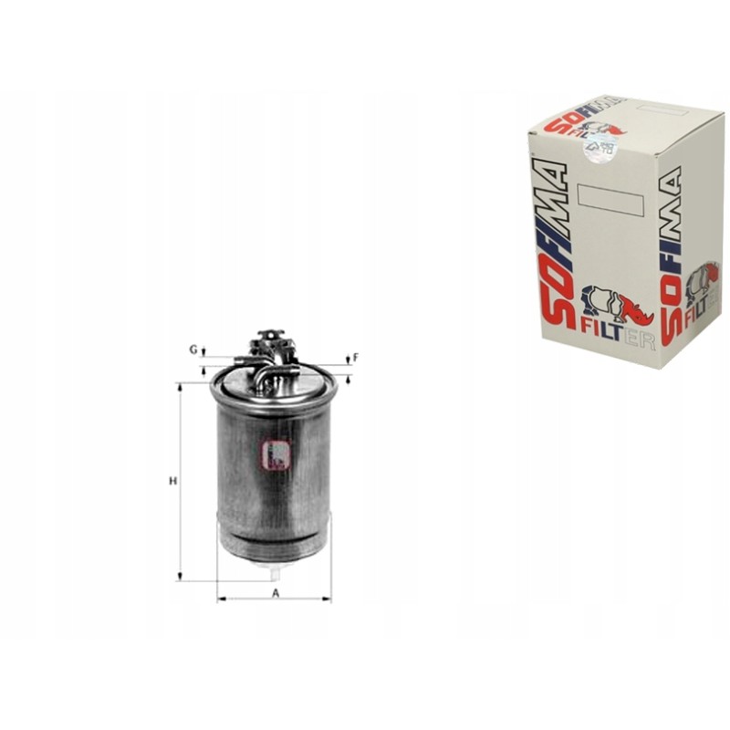 Fuel filter audi a4 a6 a8 allroad skoda superb i