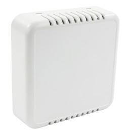 1 pcs - CAMDENBOSS CBR Series White Vented Room Sensor Enclosure, 86 x 86 x 25.5mm