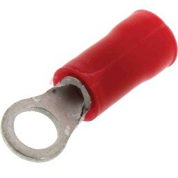 1 Bag of 1000 - TE Connectivity, PLASTI-GRIP Insulated Ring Terminal, M2.5 Stud Size, 0.3mm² to 1.3mm² Wire Size, Red