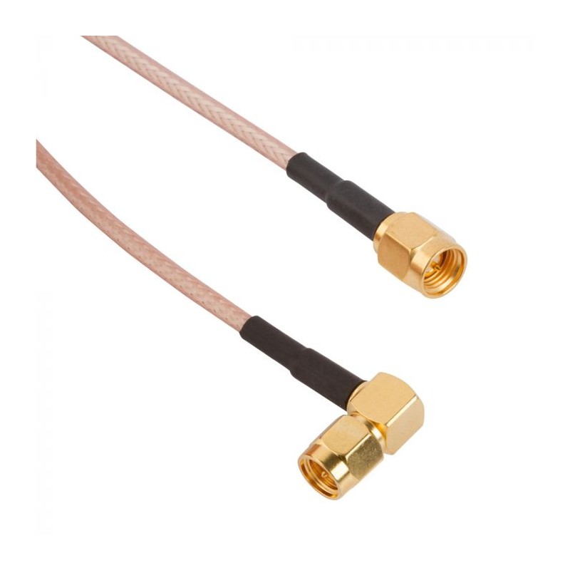 1 pcs - Amphenol RF Male SMA to Male SMA Coaxial Cable, RG316 Coaxial, Terminated