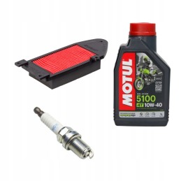 Kymco Agility 125 set, oil filter and wheel light