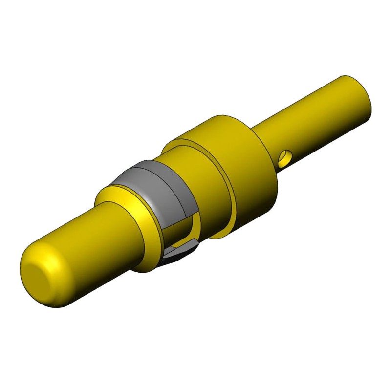 100 pcs - FCT from Molex, 173112 Series, size 16 - 20AWG Male Crimp D-Sub Connector Power Contact, Gold Power, 16 -