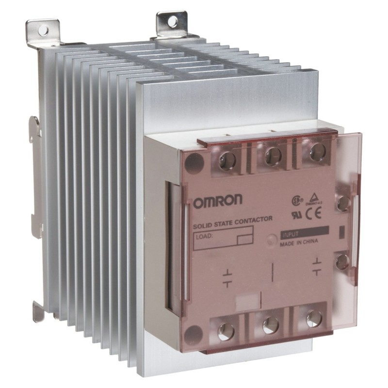 1 pcs - Omron G3PE Three Phase Series Solid State Relay, 25 A Load, DIN Rail Mount, 264 V ac Load, 30 V dc Control