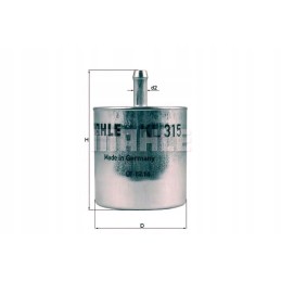 Fuel filter bmw f 800 gs 06 07 mahle