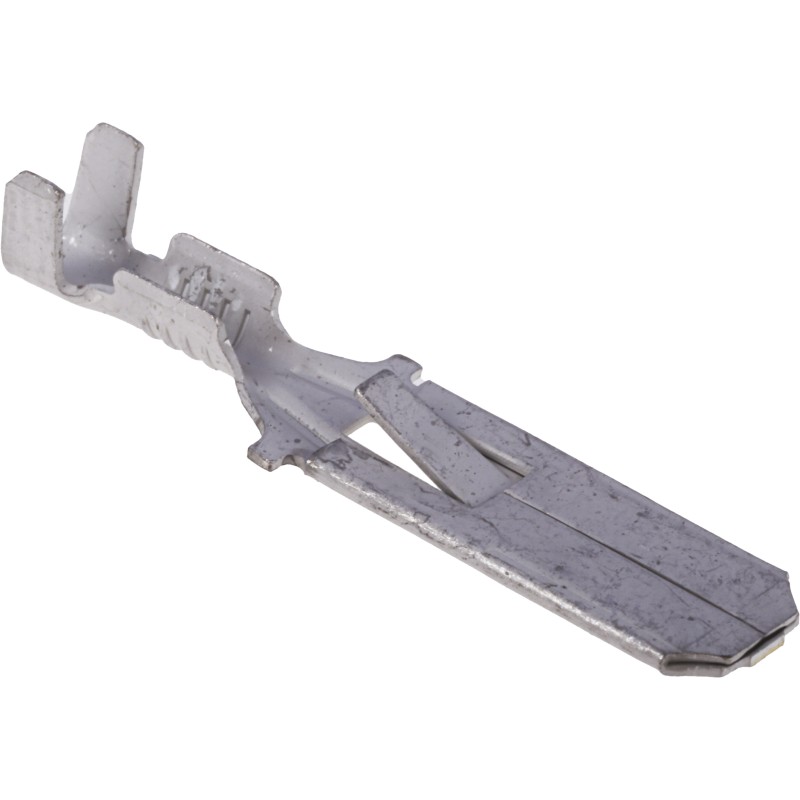 1 Bag of 1000 - TE Connectivity FASTIN-FASTON .250 Uninsulated Male Spade Connector, Tab, 6.35 x 0.81mm Tab Size, 0.3mm² to 0.8m