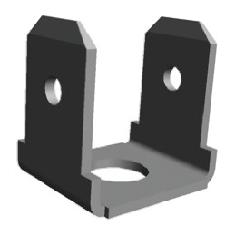 1 Bag of 1000 - TE Connectivity FASTON .187 Uninsulated Male Spade Connector, PCB Tab, 4.75 x 0.51mm Tab Size