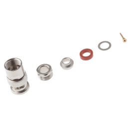 100 pcs - Radiall, Plug Cable Mount BNC Connector, 75Ω, Clamp Termination, Straight Body