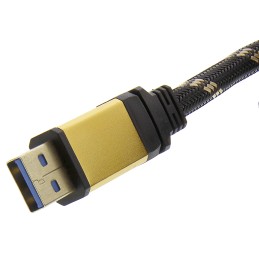 1 pcs - Roline USB 3.0 Cable, Male Micro USB B to Male Micro USB B Cable, 2m